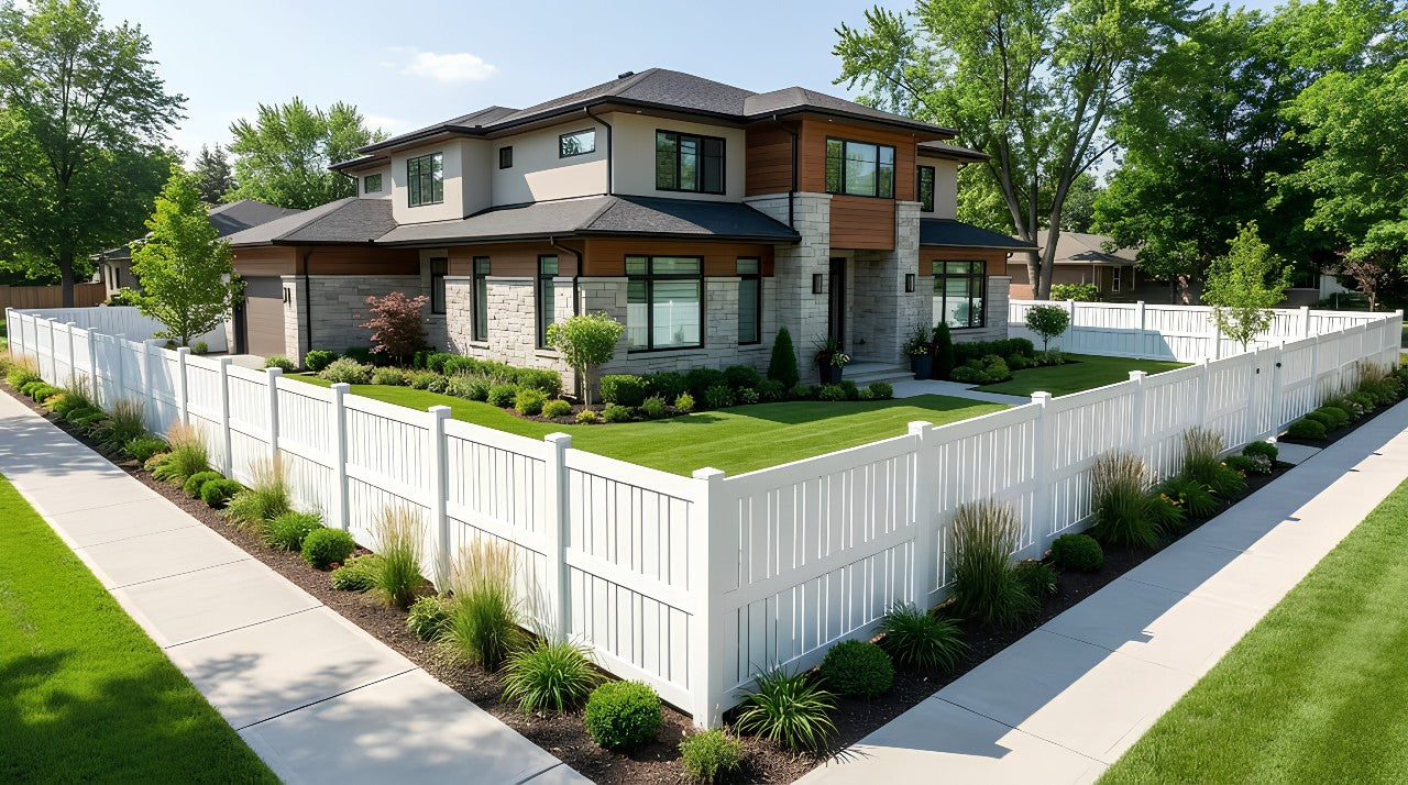 6' Vinyl Alternating Picket Fence (AFS-23) - Price Per Piece – Pros ...
