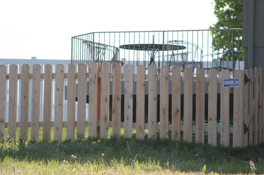 [Price Per Foot] 4' Tall Wood Picket Fence