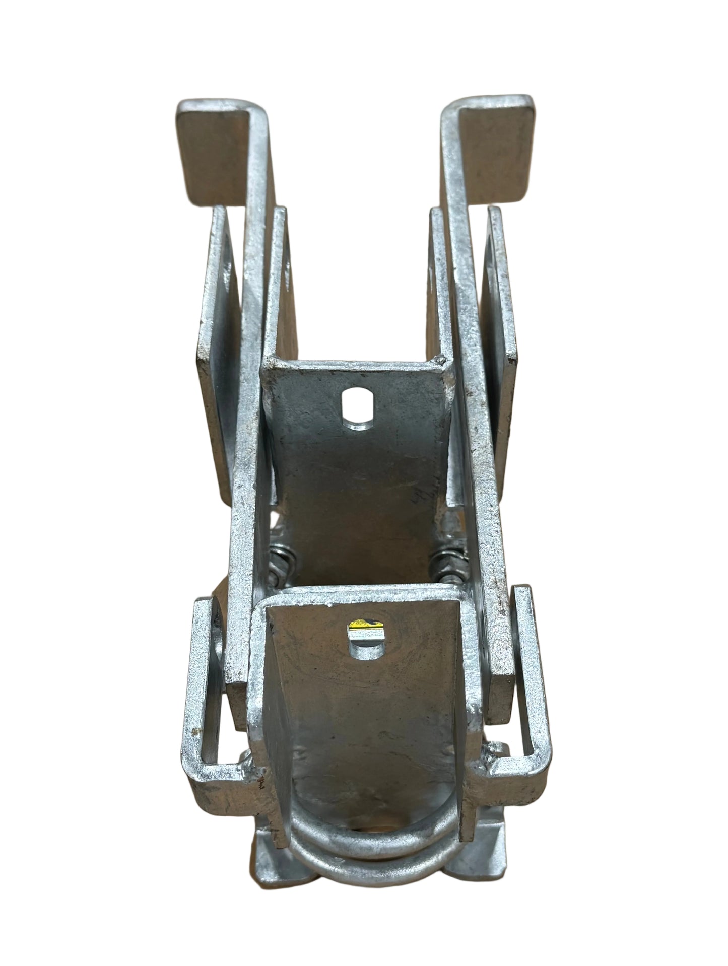 1-5/8" to 2" Galvanized Commercial American Double Drive Latch for Chain Link Fence Gates
