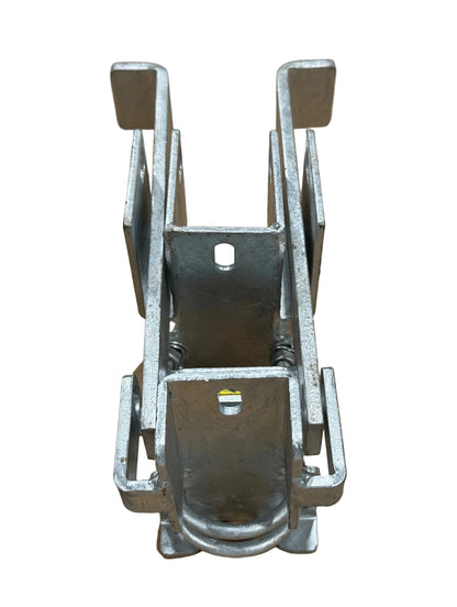 1-5/8" to 2" Galvanized Commercial American Double Drive Latch for Chain Link Fence Gates