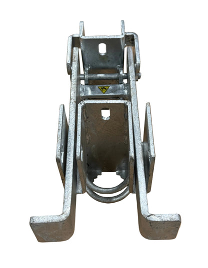 1-5/8" to 2" Galvanized Commercial American Double Drive Latch for Chain Link Fence Gates