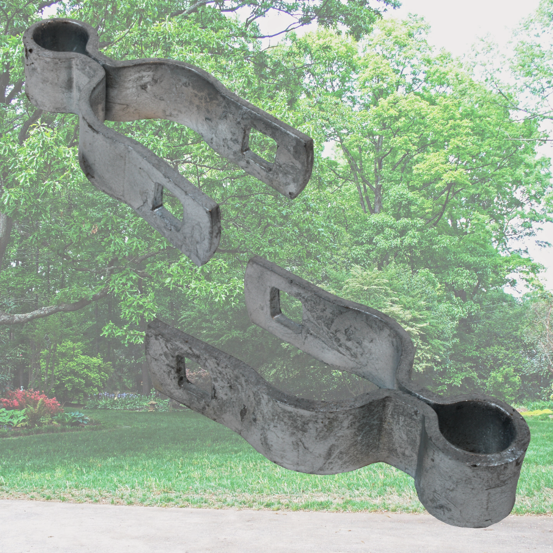 2" Galvanized Female Hinge for Chain Link Fences