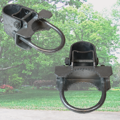 4" x 1-5/8" to 2" Galvanized Bulldog Hinge for Chain Link Fences