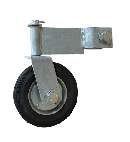1-3/8" Swivel Gate Roller with 6" Wheel for Chain Link Fence Gates