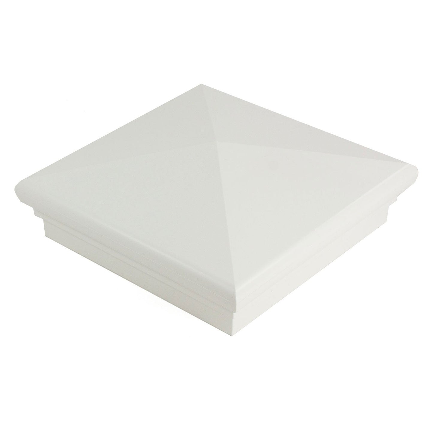 5" x 5" Neptune Downward Low Voltage LED Light Post Cap (Box of 6) For Vinyl Fences