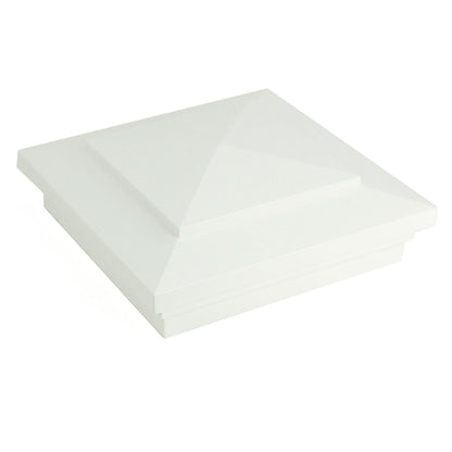 5" x 5" Cape May Downward Low Voltage LED Light Post Cap (Box of 6) For Vinyl Fences