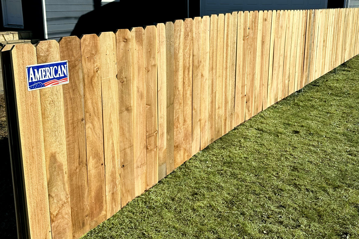 3-1/2" x 3-1/2" x 6' Treated & Stained Pine Post for Wood Fences
