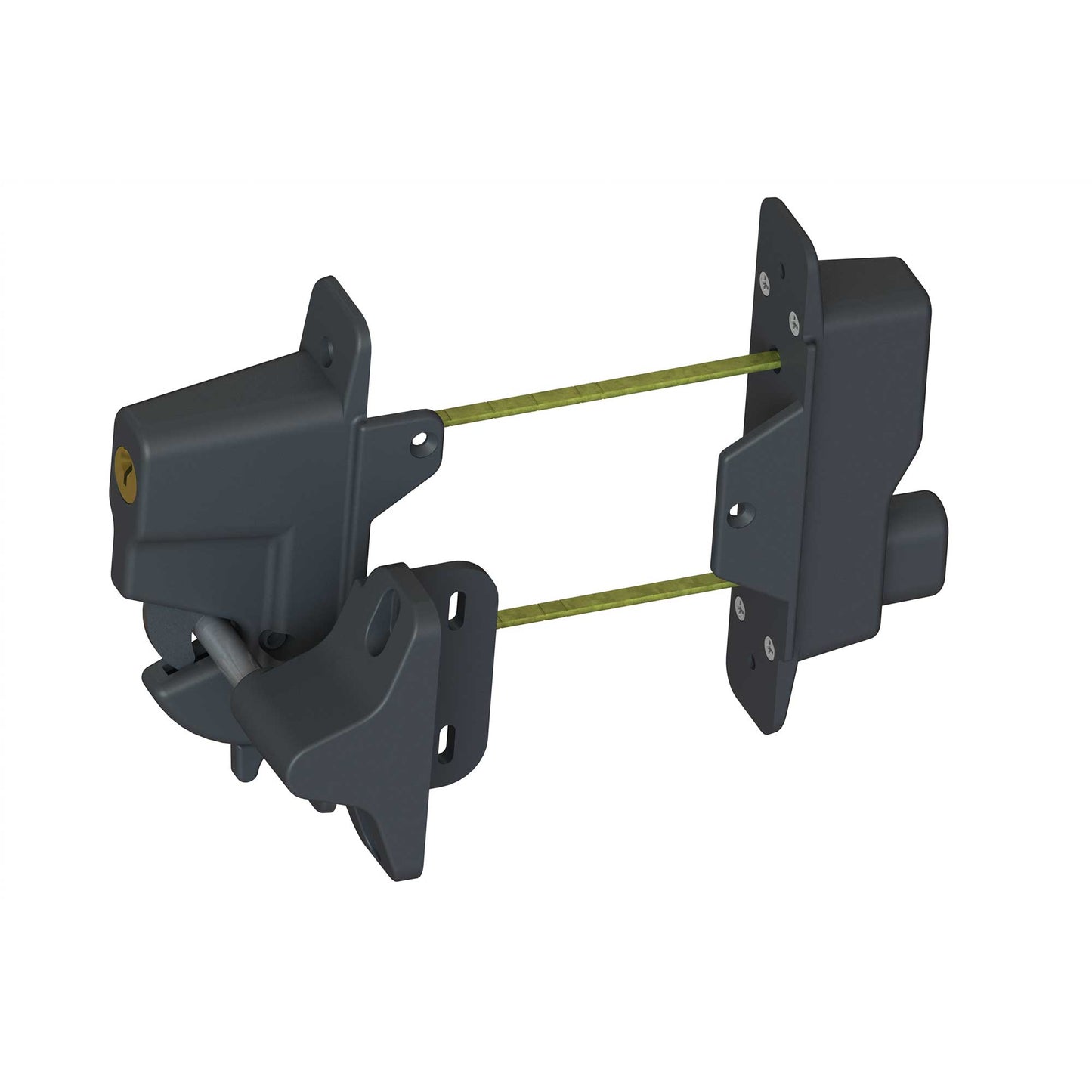 Keystone® 2 Gate Latch – Two-Sided (Nylon) for Vinyl, Ornamental or Wood Fences