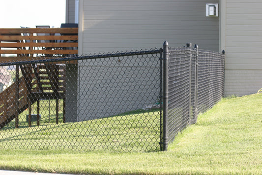 [Price Per Foot] 5' Tall Black Chain Link Fence
