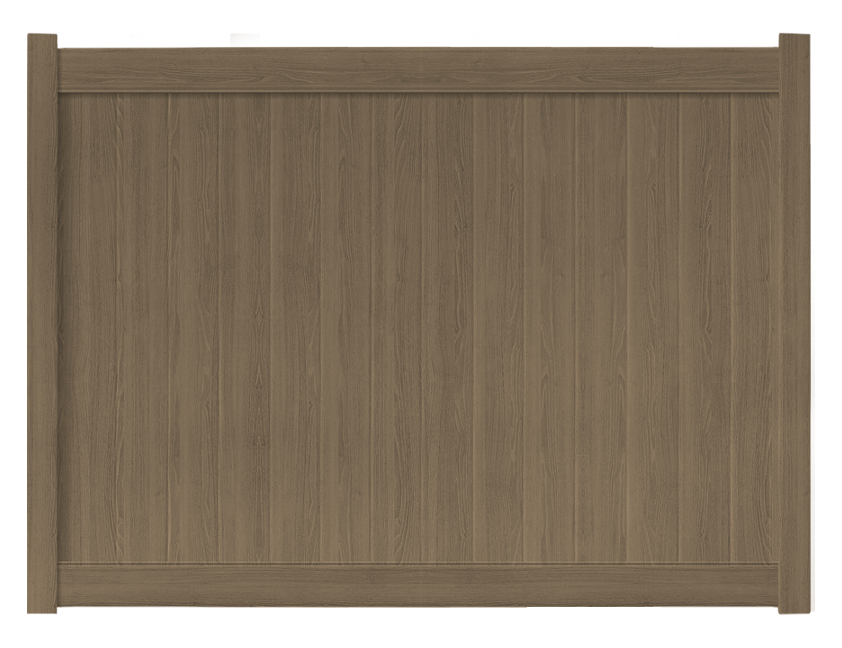 [AFC-025] 6' Tall x 8' Wide Privacy Fence Woodlands Series For Vinyl Fences