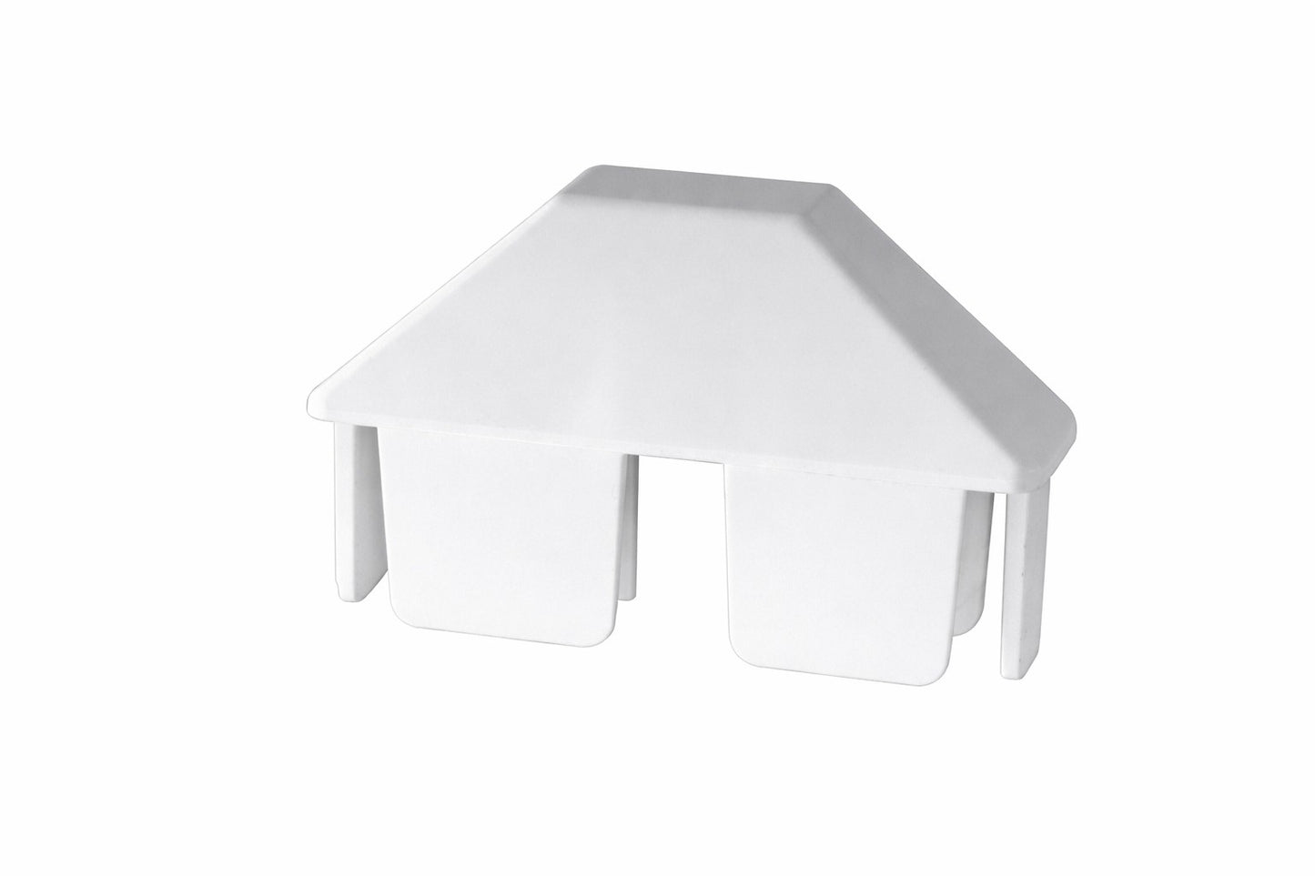 7/8" x 3" Dog Ear Picket Cap For Vinyl Fences