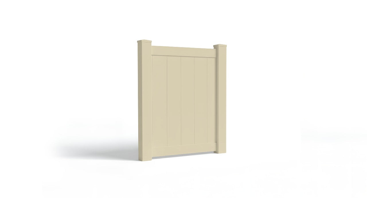 4' Tall x 3' Wide Single Swing Vinyl Gate For Vinyl Fences (AFC-001)