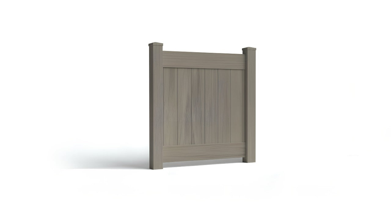 4' Tall x 4' Wide Single Swing Vinyl Gate For Vinyl Fences (AFC-001)