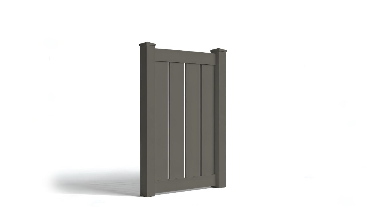 4' Tall x 3' Wide Single Swing Vinyl Gate For Vinyl Fences (AFC-0304)