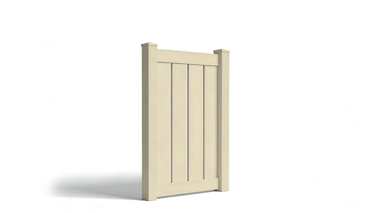 4' Tall x 3' Wide Single Swing Vinyl Gate For Vinyl Fences (AFC-0304)