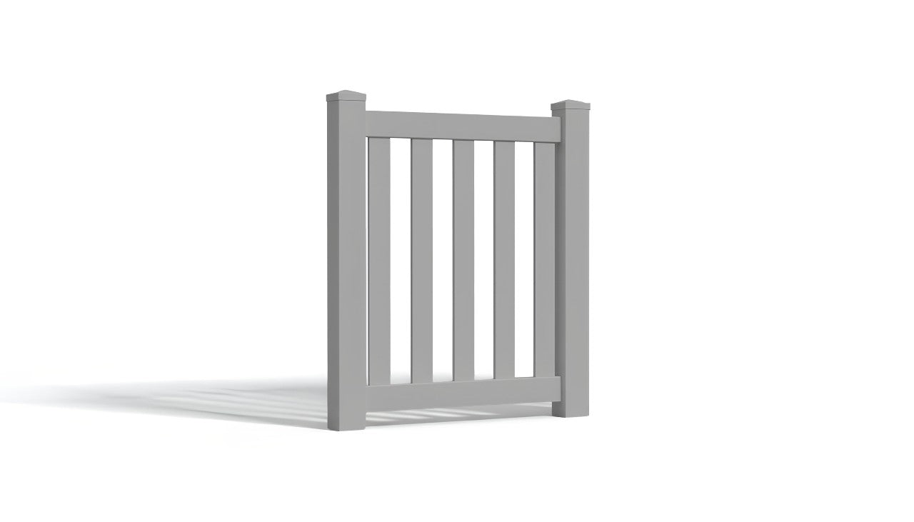 4' Tall x 3' Wide Single Swing Vinyl Gate For Vinyl Fences (AFC-17)