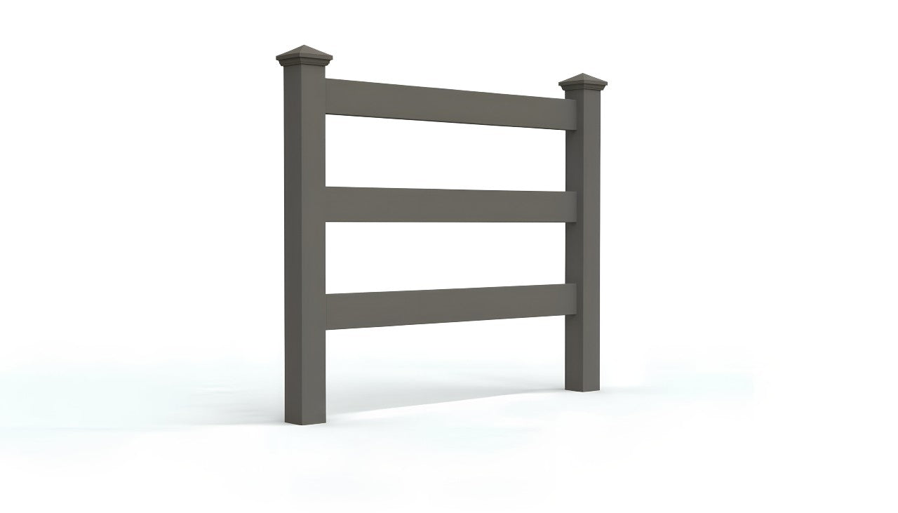 5' Tall x 4' Wide Single Swing Vinyl Gate For Vinyl Fences (AFC-19A)