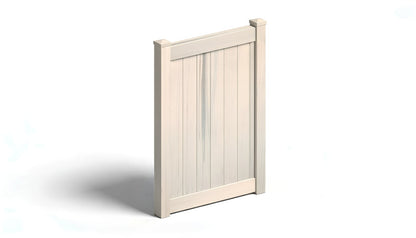 6' Tall AFC-373 Single Swing Vinyl Gate (Hinges & Latch Included)