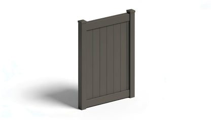 6' Tall AFC-373 Single Swing Vinyl Gate (Hinges & Latch Included)