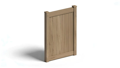 6' Tall AFC-373 Single Swing Vinyl Gate (Hinges & Latch Included)