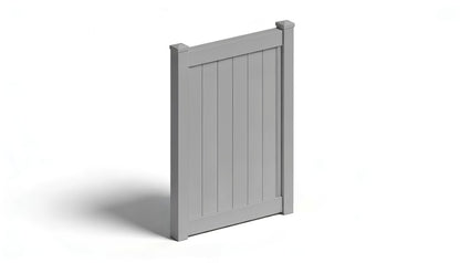 6' Tall AFC-373 Single Swing Vinyl Gate (Hinges & Latch Included)