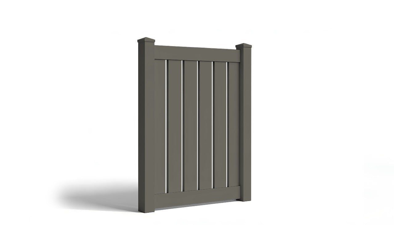 5' Tall x 4' Wide Single Swing Vinyl Gate For Vinyl Fences (AFC-C32)