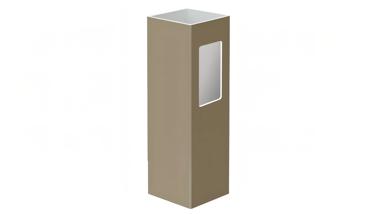 5" x 5" x 84" x .150 End Post For Vinyl Fences (AFC-003)
