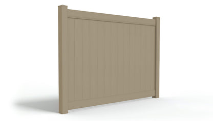 6' Tall x 8' Wide Privacy Fence Panel For Vinyl Fences (AFC-373)