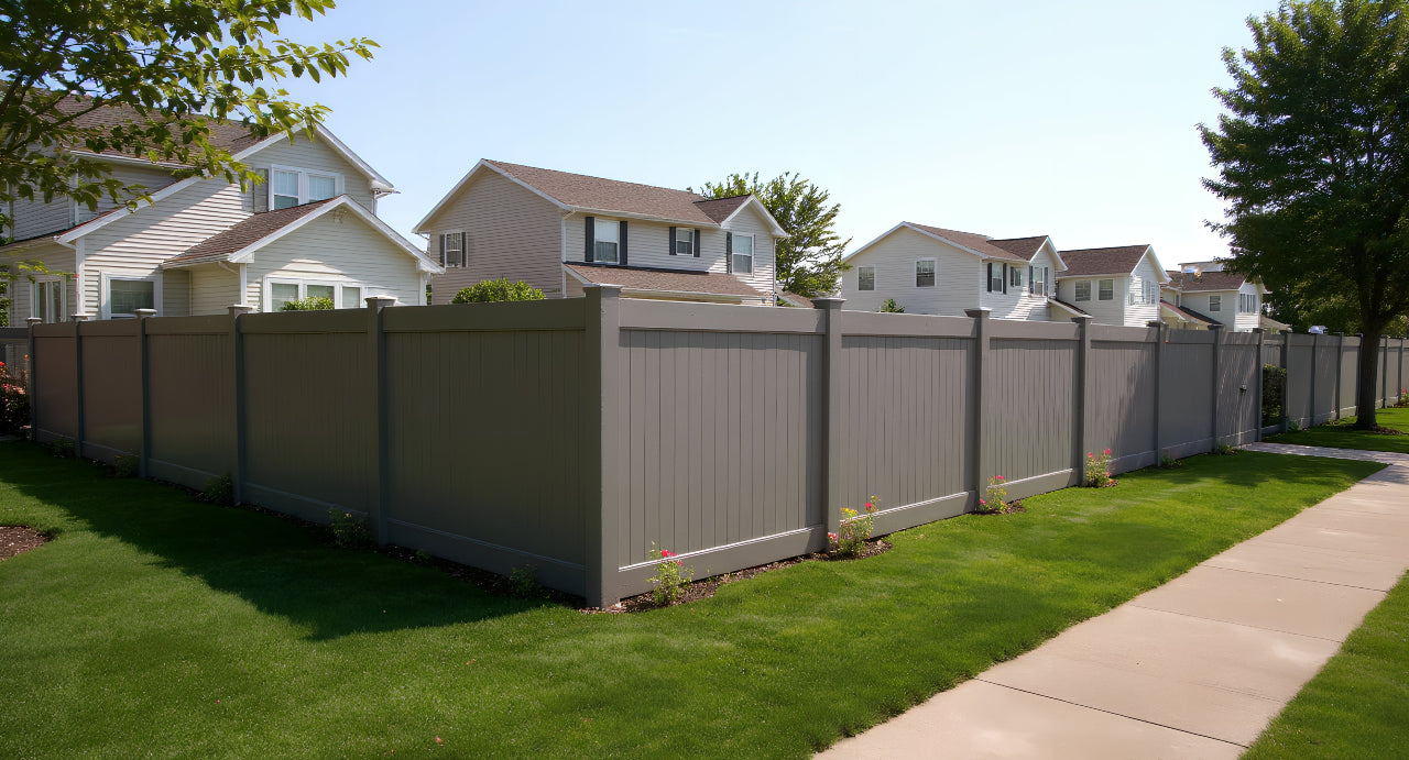 [Price Per Foot] 6' Tall Privacy AFC-373 Vinyl Fence