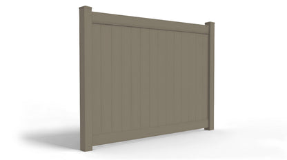 6' Tall x 8' Wide Privacy Fence Panel For Vinyl Fences (AFC-373)