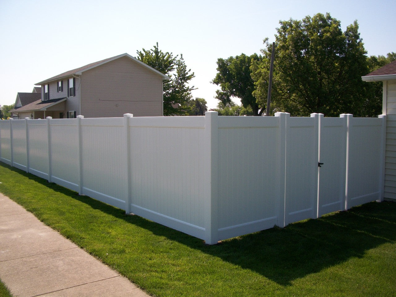 [Price Per Foot - K-373] 6' Tall Privacy Fence For Vinyl Fences