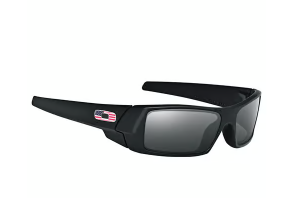 Oakley SI Gascan Unisex Matte Black Frame Gray Lens Polarized Sunglasses