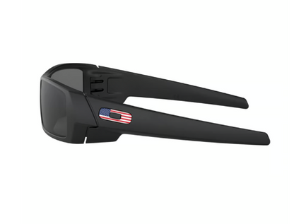 Oakley SI Gascan Unisex Matte Black Frame Gray Lens Polarized Sunglasses