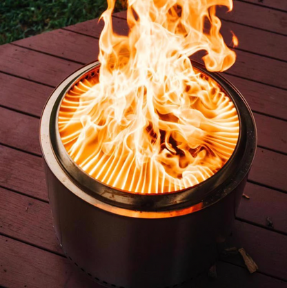 Solo Stove Yukon 2.0 27 in. W Stainless Steel Round Multi-Fuel Fire Pit with Stand