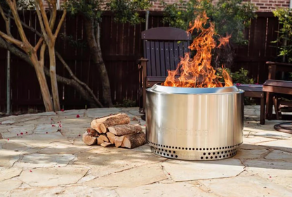 Solo Stove Canyon 30 in. W Stainless Steel Round Multi-Fuel Fire Pit with Stand