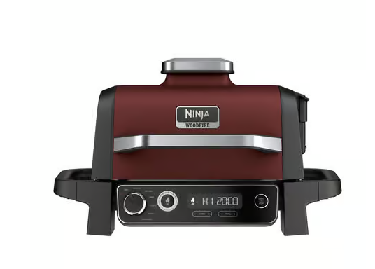 Ninja Woodfire Electric Grill and Smoker Red