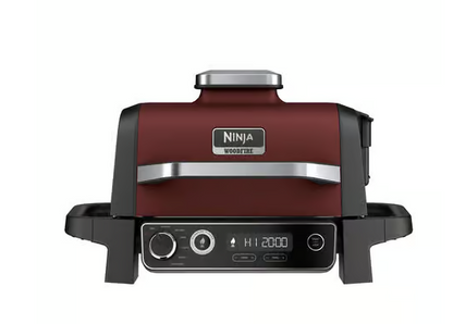 Ninja Woodfire Electric Grill and Smoker Red