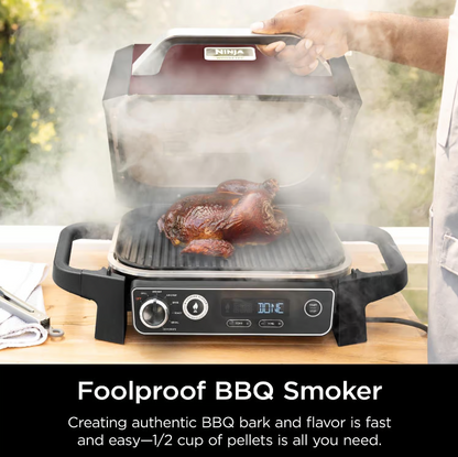 Ninja Woodfire Electric Grill and Smoker Red