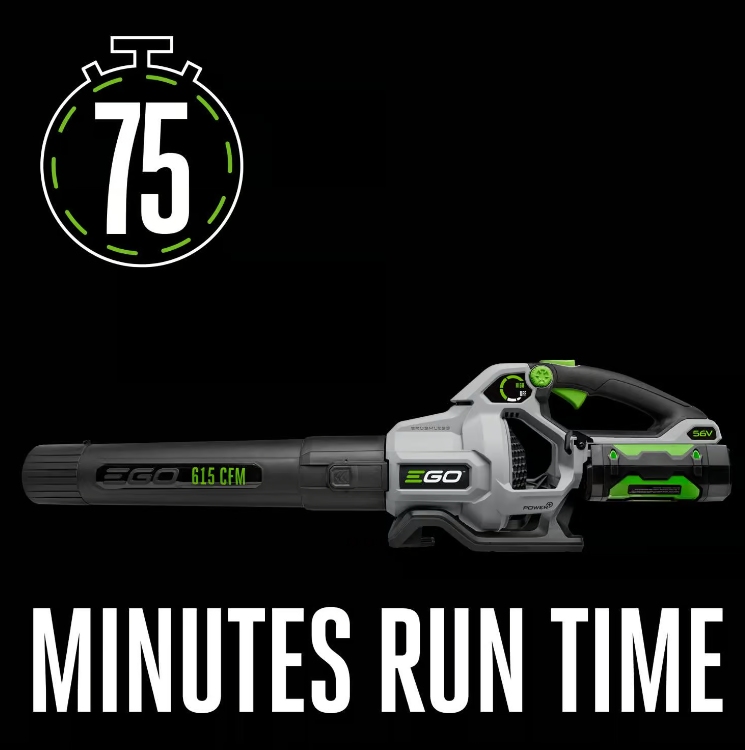 EGO Power+ LB6151 170 mph 615 CFM 56 V Battery Handheld Leaf Blower Kit (Battery & Charger) W/ 2.5 AH BATTERY