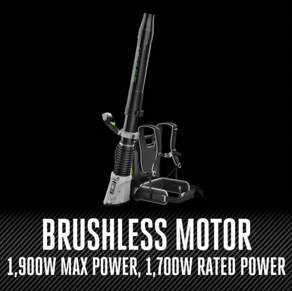 EGO Commercial LBPX8004-2 190 mph 800 CFM 56 V Battery Backpack Leaf Blower Kit (Battery & Charger) W/ (2) 6AH BATTERIES