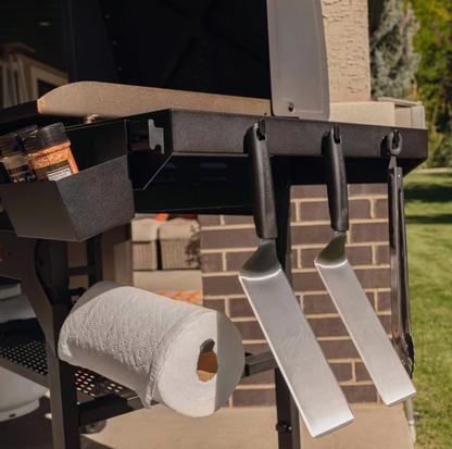 Blackstone Iron Forged 4 Burner Liquid Propane Outdoor Griddle with Hood Black