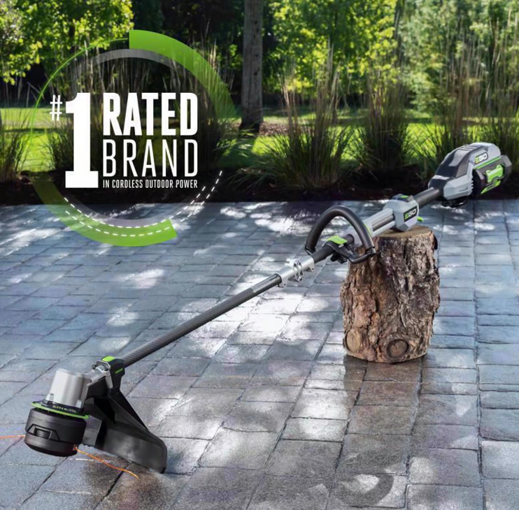 EGO Power+ Line IQ with Powerload ST1623T 16 in. 56 V Battery String Trimmer Kit (Battery & Charger) W/ TELESCOPIC SHAFT & 4.0 AH BATTERY