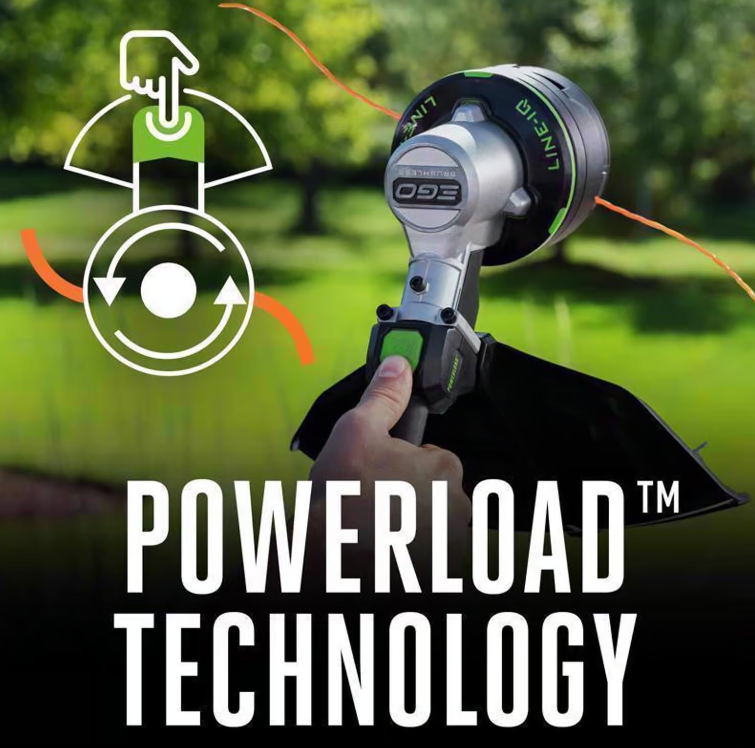 EGO Power+ Line IQ with Powerload ST1623T 16 in. 56 V Battery String Trimmer Kit (Battery & Charger) W/ TELESCOPIC SHAFT & 4.0 AH BATTERY