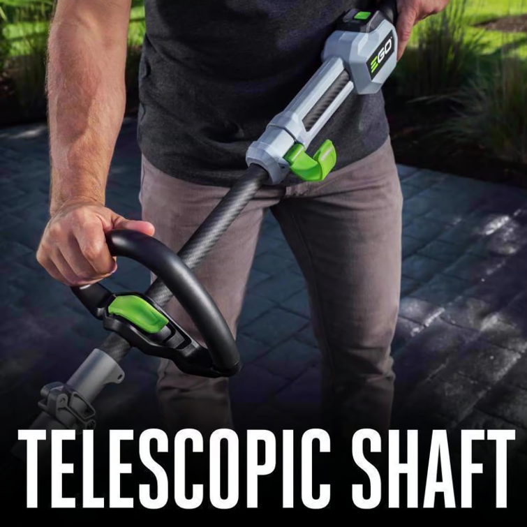 EGO Power+ Line IQ with Powerload ST1623T 16 in. 56 V Battery String Trimmer Kit (Battery & Charger) W/ TELESCOPIC SHAFT & 4.0 AH BATTERY