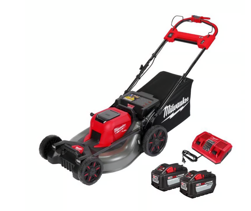 Milwaukee M18 FUEL 2823-22HD 21 in. 18 V Battery Self-Propelled Lawn Mower Kit (Battery & Charger)
