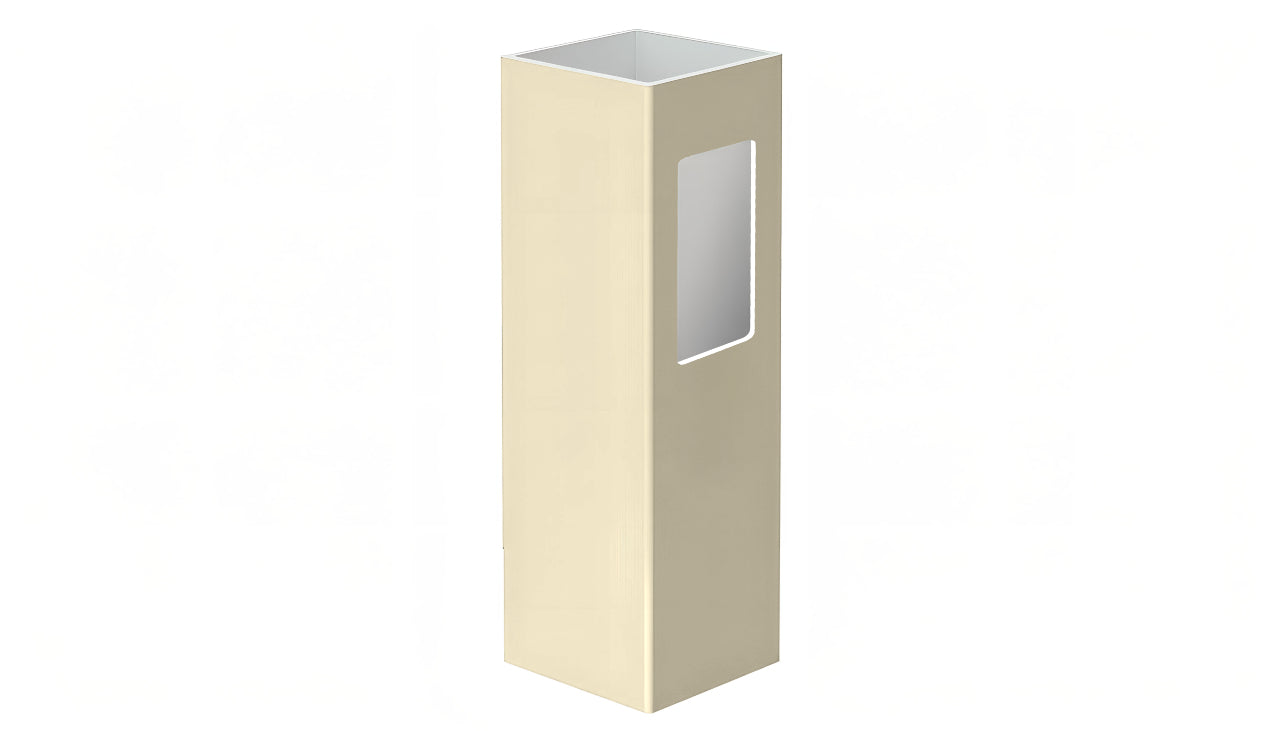 5" x 5" x 84" x .150 End Post For Vinyl Fences (AFC-003)