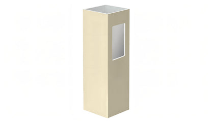 5" x 5" x 96" x .150 End Post For Vinyl Fences (AFC-017)