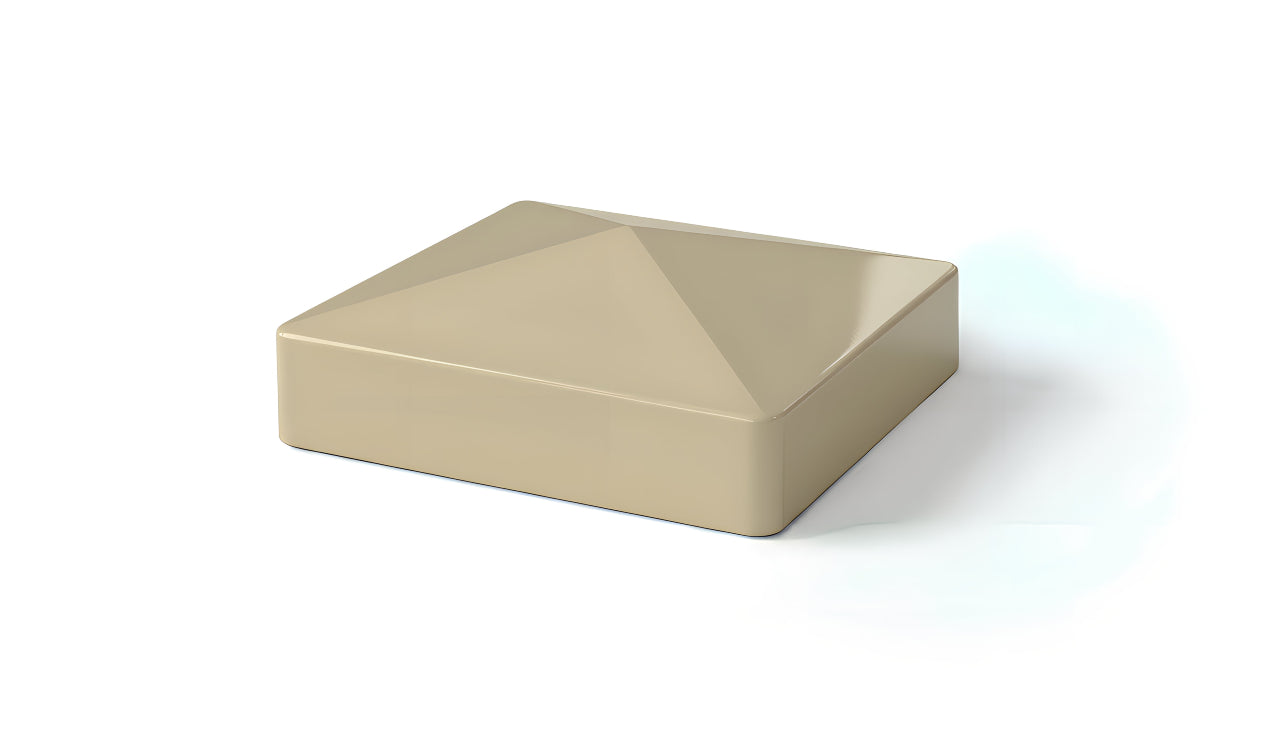 4" External Pyramid Post Cap For Vinyl Fences
