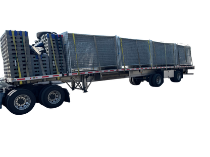 Anti-Climb Temporary Fence Panel - 6'6" Tall x 11'6" Wide: Full Truckload