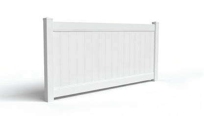 4' Tall x 8' Wide Privacy Fence Panel For Vinyl Fences (AFC-001)